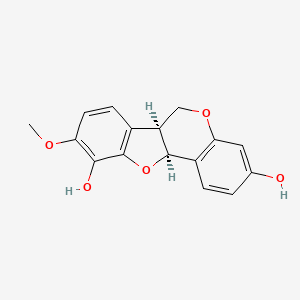 Chemical structure of Vesticarpan