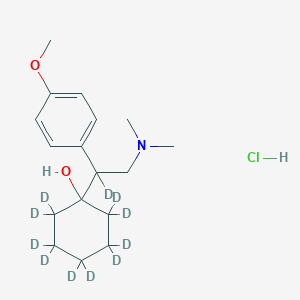 Chemical structure of Venlafaxine-d10 hydrochloride