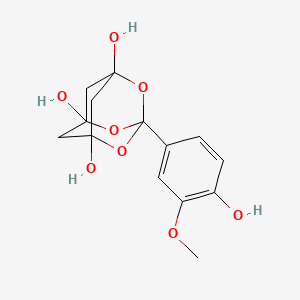 Chemical structure of Vanillinbananin