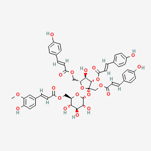 Chemical structure of Vanicoside B