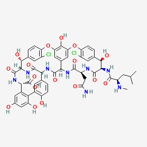 Chemical structure of Vancomycin Aglycon