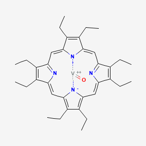 Chemical structure of Vanadyl octaethylporphine