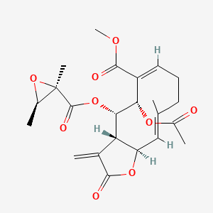 Chemical structure of Uvedalin