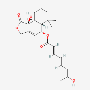 Chemical structure of Ustusolate C