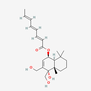 Chemical structure of Ustusolate A
