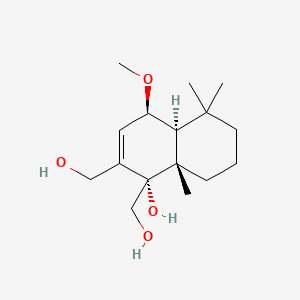 Chemical structure of Ustusol C