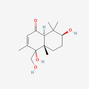 Chemical structure of Ustusol A