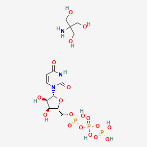 Chemical structure of Uridine 5′-triphosphate tris salt