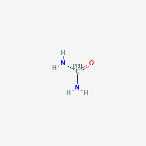 Chemical structure of UREA-13C