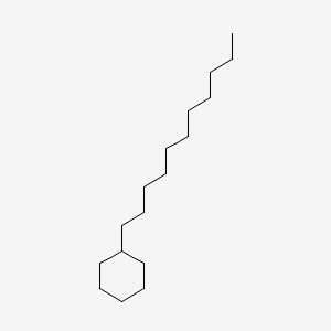 Chemical structure of Undecylcyclohexane