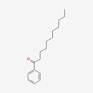 Chemical structure of Undecanophenone