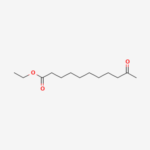 Chemical structure of Ethyl 10-oxoundecanoate