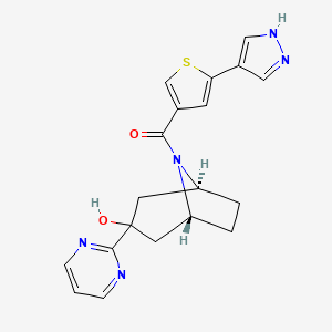 Chemical structure of UE2343(Xanamem)