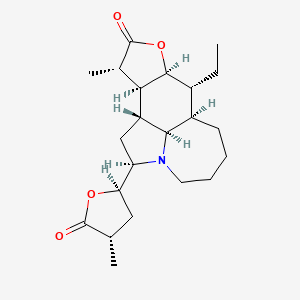 Chemical structure of Tuberostemonine D