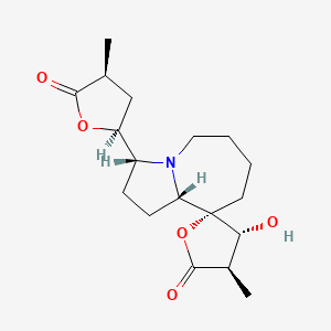 Chemical structure of TuberospironineA