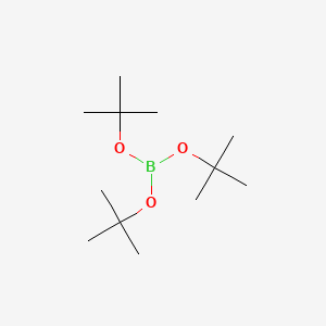 Chemical structure of Tri-tert-butyl borate
