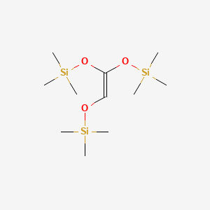 Chemical structure of Tris(trimethylsilyloxy)ethylene