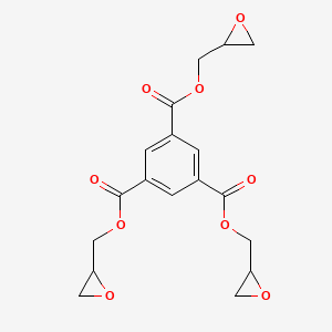 Chemical structure of Tris(oxiran-2-ylmethyl)benzene-1,3,5-tricarboxylate