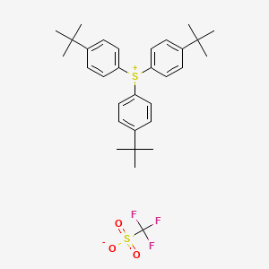 Chemical structure of Tris(4-tert-butylphenyl)sulfonium