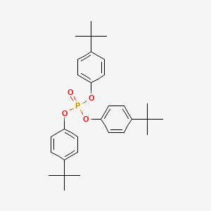 Chemical structure of Tris(p-t-butylphenyl) phosphate