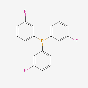 Chemical structure of Tris(3-fluorophenyl)phosphine