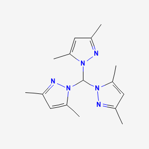 Chemical structure of Tris(3,5-dimethyl-1-pyrazolyl)methane