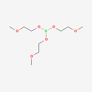 Chemical structure of tris(2-methoxyethyl) orthoborate