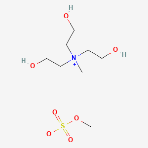 Chemical structure of Methyltriethanolammonium methosulfate