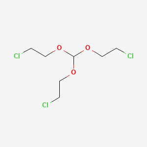 Chemical structure of TRIS(2-CHLOROETHYL)- ORTHOFORMATE