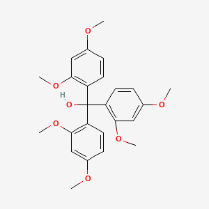 Chemical structure of Tris(2,4-dimethoxyphenyl)methanol