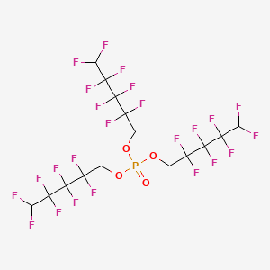 Chemical structure of Tris(1H,1H,5H-octafluoropentyl) Phosphate