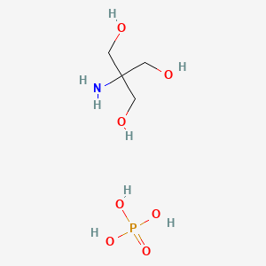Chemical structure of tris phosphate