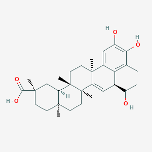 Chemical structure of Triptotin F