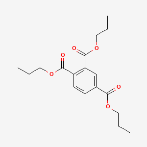 Chemical structure of Tripropyl Trimellitate