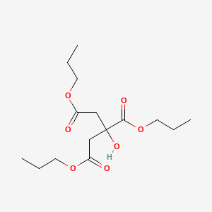 Chemical structure of Tripropyl Citrate