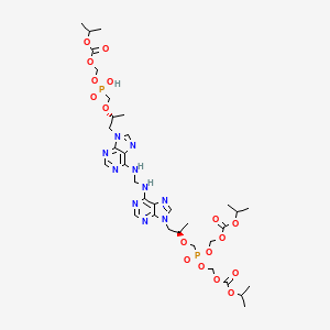 Chemical structure of Tri-POC Tenofovir Dimer