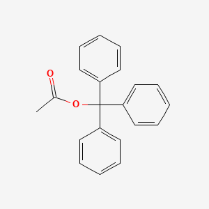 Chemical structure of Trityl acetate