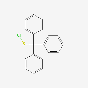 Chemical structure of Triphenylmethanesulfenyl Chloride
