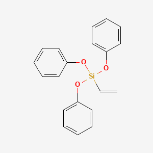 Chemical structure of Triphenoxyvinylsilane