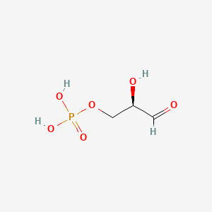 Chemical structure of Triose phosphate