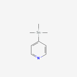 Chemical structure of Trimethyl(4-pyridyl)tin