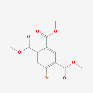 Chemical structure of trimethyl 5-bromobenzene-1,2,4-tricarboxylate