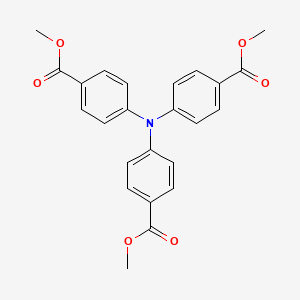 Chemical structure of trimethyl 4,4',4''-nitrilotribenzoate