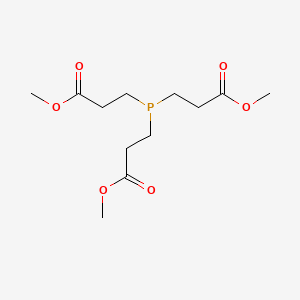 Chemical structure of Trimethyl 3,3',3''-phosphinetriyltripropanoate