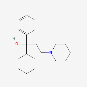 Chemical structure of Trihexyphenidyl