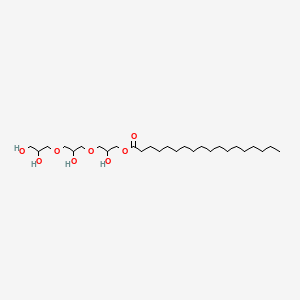 Chemical structure of Polyglyceryl-3 Stearate