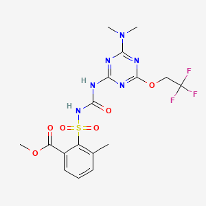 Chemical structure of Triflusulfuron-methyl