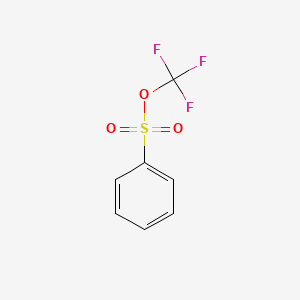 Chemical structure of Trifluoromethyl benzenesulfonate