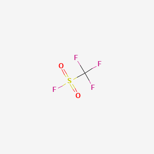 Chemical structure of Trifluoromethanesulfonyl fluoride