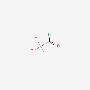 Chemical structure of Trifluoracetaldehyde